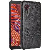 Lux-Case Funda Croco - Samsung Galaxy Xcover 5 - Negro