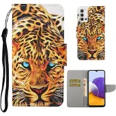 Lux-Case Funda abatible Wonderland Samsung Galaxy A22 4G - Leopardo