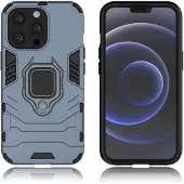 Lux-Case Funda Ring Guard - iPhone 13 Pro - Azul