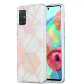 Lux-Case Funda mármol Samsung Galaxy A71 - Rosa