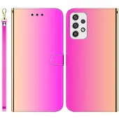 Lux-Case Funda abatible espejo Samsung Galaxy A23 - Rosa