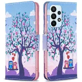 Lux-Case Funda abatible Wonderland Samsung Galaxy A23 - Dos Búhos