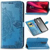 Lux-Case Funda Mandala Xiaomi Redmi K20 Pro Flip - Azul