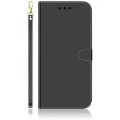 Lux-Case Funda abatible Espejo Samsung Galaxy A10s - Negro