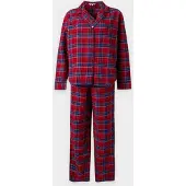 Tommy Hilfiger Pijama 'Essential' navy / cyclam / rojo / blanco