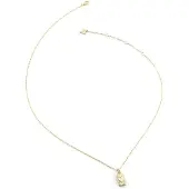 GUESS Cadena 'Love' oro / transparente