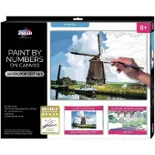 Zieler Kit De Pintura Paint By Numbers Windmill