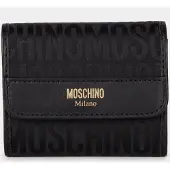 Moschino Wallet Black Talla: OS | Billeteras Outlet | Mujer | Negro