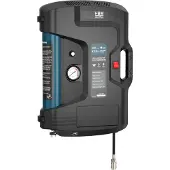 HBM compresor de aire de pared y portátil sin aceite, 2 litros, 8 bar, 1,2 CV