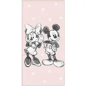 Mickey Mouse Toalla 70x140 Cm-mickey &amp; Minnie Mouse (110059)