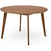 Pillovely Mesa de comedor Krel Marrón nogal