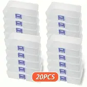 OEM Caja de almacenamiento, diseño con cerradura, transparente, 20 unidades