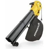 Powerplus Soplador eléctrico de hojas - POWER PLUS - POWEG4030 - 3300 W - Velocidad máxima del aire de 250 km/h