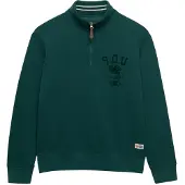 Superdry Sudadera Con Media Cremallera Tonal