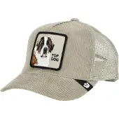 Kärkkäinen GOORIN Bros. Gorra 'Top Dog' cognac / caqui / negro / blanco