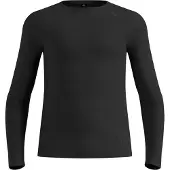 Odlo - Ropa interior térmica - Active X-Warm Baselayer Top Crew Neck M Black - Talla L - Negro