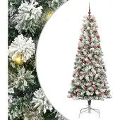Syfax Árbol de Navidad artificial con ramas articuladas 210 cm