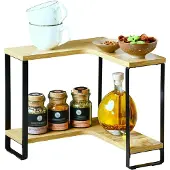 Kesper Estantería de esquina para cocina, MDF, 27832, diseño industrial, 30x30x28 cm