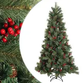 Syfax Árbol de Navidad artificial con ramas articuladas 210 cm
