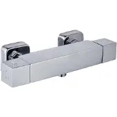 DP GRIFERIA Termostato y grifo para ducha, diseño cuadrado, modelo