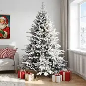 Syfax Árbol de Navidad artificial con ramas articuladas 210 cm