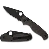 Spyderco Navaja ButtonUp Carbon Fiber, negro