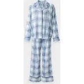 Tommy Hilfiger Underwear Pijama 'Essential' marino / azul claro / blanco