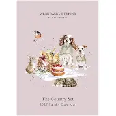 Merkloos Calendario familiar para 2027 con ilustraciones