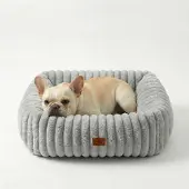 Merkloos Cama para perros pequeños, desmontable y lavable