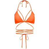 LASCANA Top de bikini 'Gina' naranja