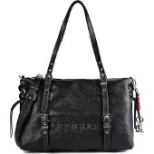 Desigual Bolso HALF LOGO LANUZA mujer - Negro - única