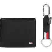 Tommy Hilfiger TH Gifting Cartera Piel natural 10.5 cm Caja de regalo negro