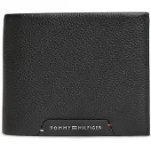 Tommy Hilfiger TH Corp Cartera Piel natural 11.5 cm negro