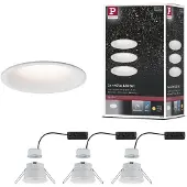 Paulmann Juego de 3 focos empotrables LED Cymbal