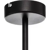 Aldex Plafón Dione, de 4 luces, negro