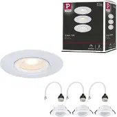 Paulmann Juego de 3 focos empotrables , modelo fijo