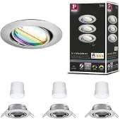 Paulmann Foco empotrable LED Base, kit básico, con inclinación