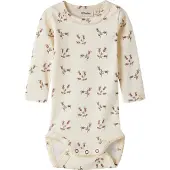 Lil´ Atelier Pijama entero/body beige / verde / rojo sangre