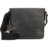 Green Burry Pure Black Bolso bandolera Piel natural 20 cm negro