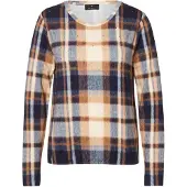 Monari Camiseta navy / cognac / blanco