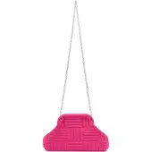 Ebeeza Bolso de noche fucsia
