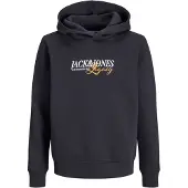 Jack & Jones Kids Junior Sudadera 'JJJade' azul noche / naranja / blanco