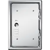OEM Puerta para chimenea K30/4, acero inoxidable V2A, 20x30 cm