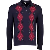 Tommy Hilfiger Polo De Manga Larga Placed Argyle