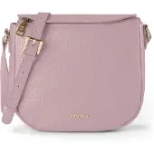 Lazarotti Bolsa de hombro de piel «Bologna» de 25 cm rosa