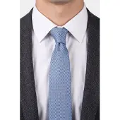 Calvin Klein Severn Textured Solid Tie Blue Talla: OS | Corbatas Outlet | Hombre | Azul