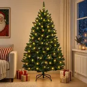 Syfax Árbol de Navidad artificial con ramas articuladas 150 cm