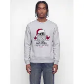 Jack & jones Sudadera 'JJXmas Fun' rojo / negro / blanco moteado