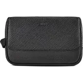 BOSS Northon Bolsas de aseo M Piel natural 23 cm negro