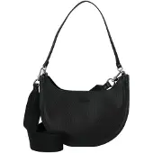 Lacoste Chantaco Classics Bolsa de hombro Piel natural 23 cm negro